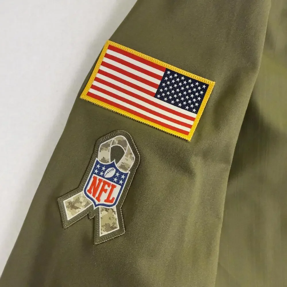 NIKE Raiders Salute To Service Jacket NFL Football Camo Green Las Vegas Mens XL